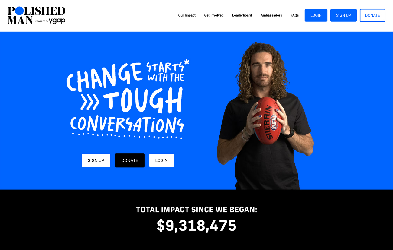 Charity Platform - UX Design & Build